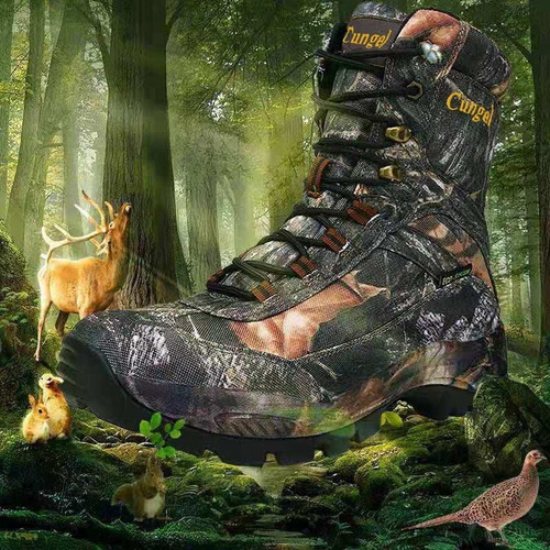 Botas De Caza Camufladas Cungel Waterproof