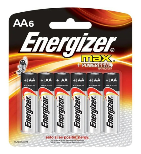 Pilas Alcalinas Energizer Aa X 6 Super Oferta!! Febo