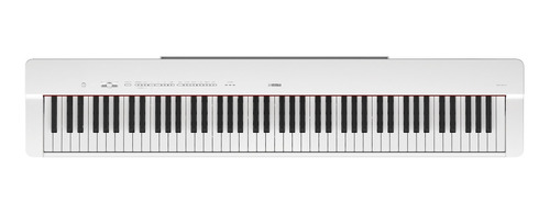 Piano Digital Yamaha Portatil P-225 Wh P225 Branco