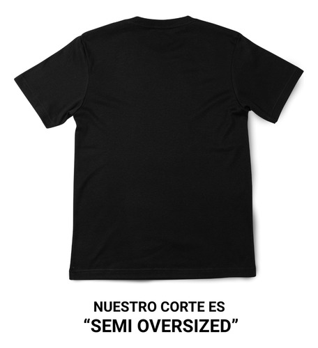 Playera Oversized Hombre Negra 100% Algodón Theblackninety