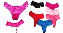 Comprar Tanga Sexy Leceria Hilo Dental Erotico Encaje Moño Lolita M