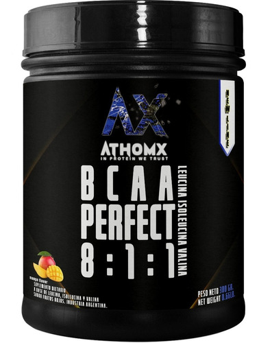 Bcaa Perfect Aminoacidos 8:1:1 Athomx Ramificados Black Line