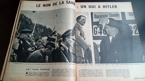 París Match 343 Egipto Eisenhower Nixon R.isabel Hitler 1955 (Usado)