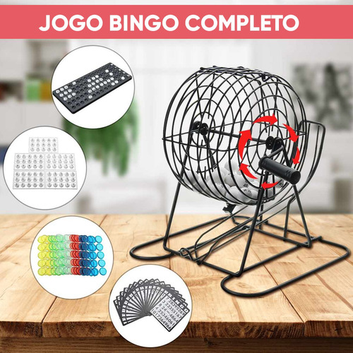 Juego de mesa Loto Draw Bingo Machine de hasta 75
