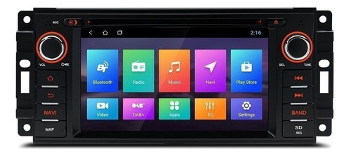 Android Chrysler Jeep Dodge Dvd Gps Usb Touch Bluetooth Wifi