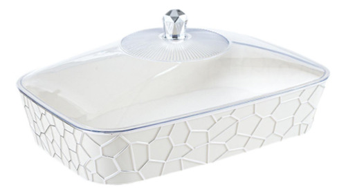 Servir Bandeja Con Tapa Portátil De 36.8cmx24.3cmx16.1cm