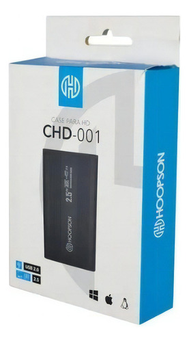 Case Hd 2.5 Notebook Usb 2.0 Hoopson Chd-001 Capa Couro