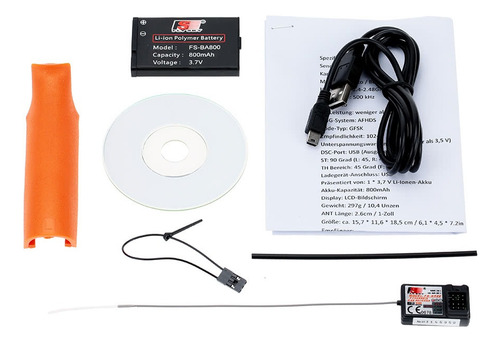 Original Flysky Fs-gt3c 2.4g Control Remoto Con Lcd