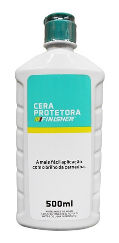 Imagem 2 de 2 de Cera Protetora De Carnaúba 500ml Finisher Com Microfibra