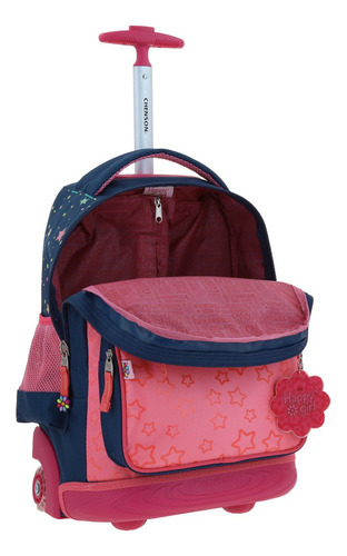 Mochila Chenson Ruedas Escolar Primaria Happy Girl Estar Hg66502-9