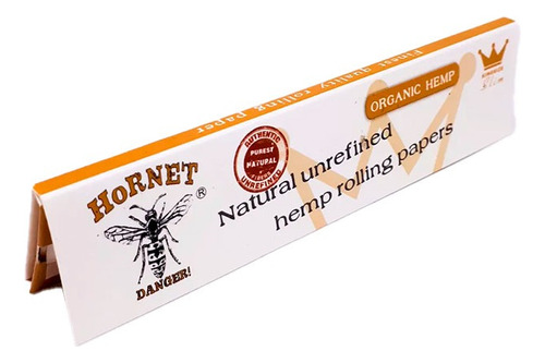 Seda Hornet Organica Livreto C/32 Folhas Alta Qualidade Uni