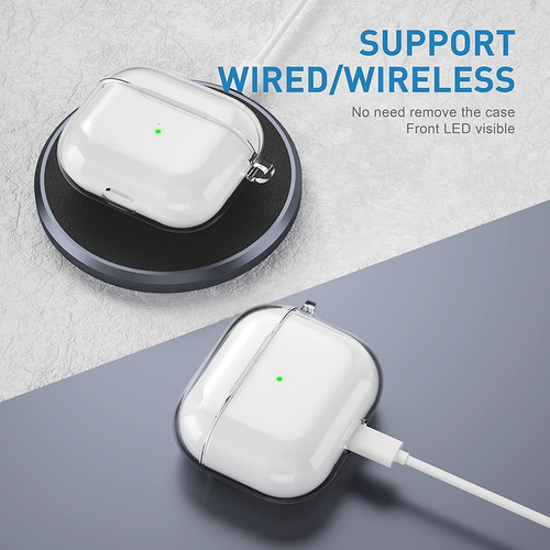 Imagen 5 de 10 de Funda Para AirPods 3rd Gen Transparente