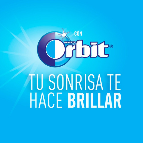 Imagen 6 de 7 de Orbit Chicle Sin Azúcar Sabor Menta Suave 10un