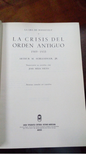 Libro La Crisis Del Orden Antiguo 1919-1933 