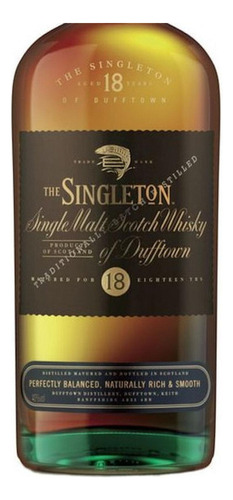 Whisky The Singleton 18 Años 700 Ml
