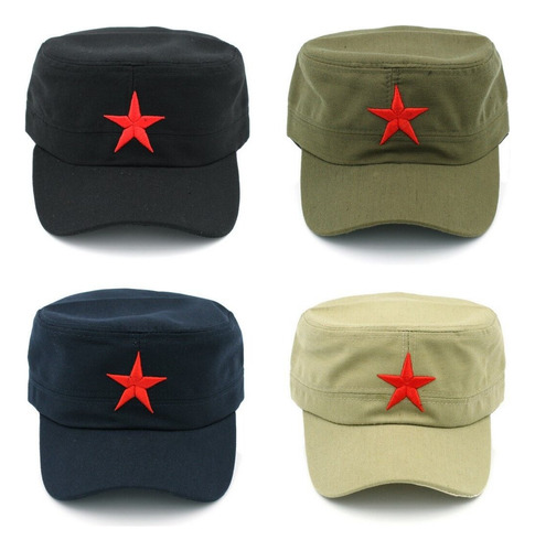 Gorra Militar Estrella Revolución Cubana Socialista Fidel