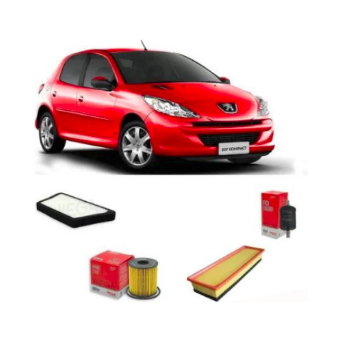 Kit Filtros Wega Peugeot 207 1.4