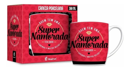 Caneca Café Porcelana Xícara Personalizada Presente Namorada