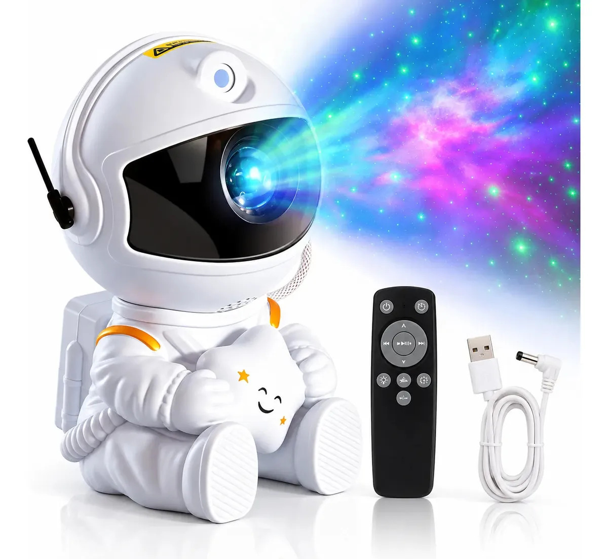 Astronauta para Quarto com Luz Nebulosa e Galáxia · foto 4