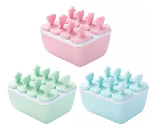 Moldes De Paleta Helado Pequeño Clasicas X8