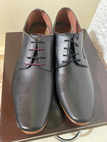 Zapato Santini Negro 26.5 Piel 100%