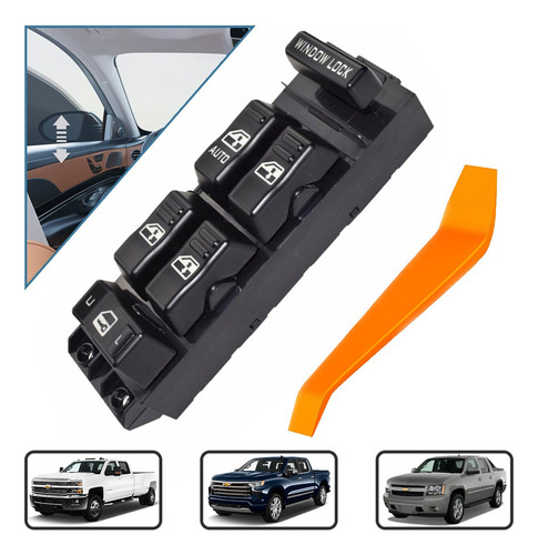 Control Maestro Vidrios Para Chevrolet Avalanche Silverado
