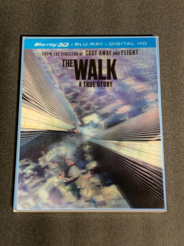 The Walk 3d Bluray R. Zemeckis Slipcover Lenticular Nueva!!!