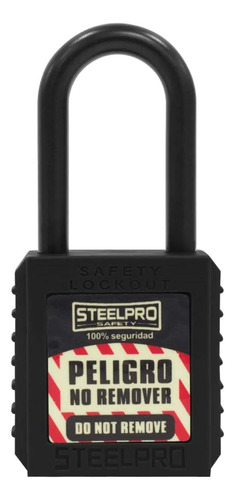 Candado  Dielectrico  Steelpro Negro