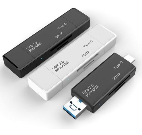 Lector De Tarjetas Memoria (type-c/usb 2.0) + Micro Sd 64gb