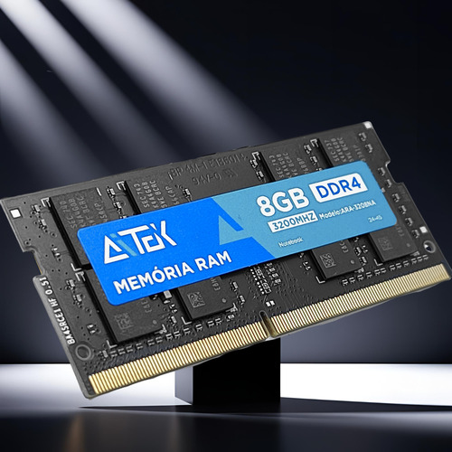 Memória Ram Para Notebook Intel E Amd 8gb Ddr4 3200mhz Aitek