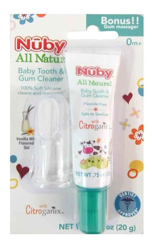 Imagen 2 de 3 de Crema De Dientes Para Bebé 0,75 Oz + Cepillo Nuby