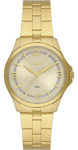 Relógio Orient Feminino Ref: Fgss0227 C2kx Casual Dourado