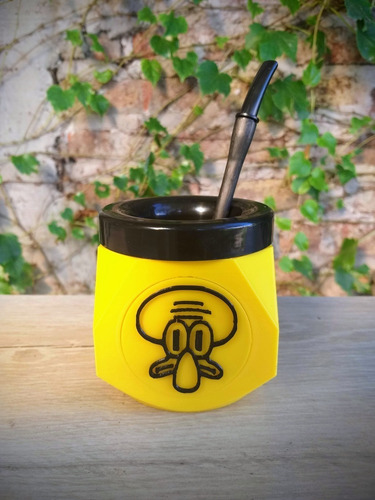 Bob Esponja Mate + Bombilla Ideal Regalo