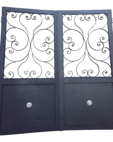 Puertas Estilo Antiguo Forjado Negro