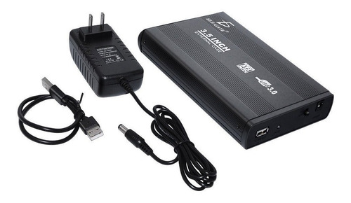 Gabinete Para Disco Duro Sata 3.5 Usb 3.0 Hasta 4tb Con0930