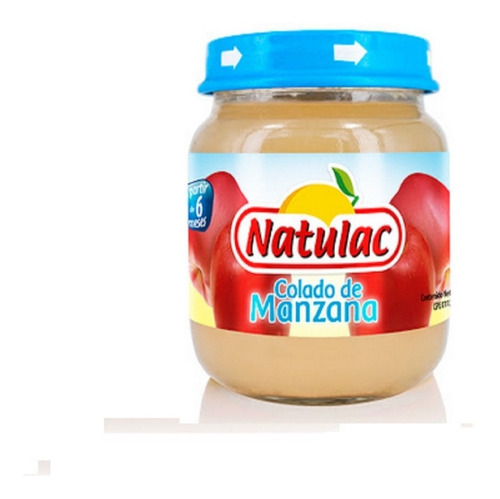 Imagen 2 de 3 de Compota Sabor A Manzana 113 Gr Colado Natulac