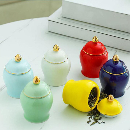 Pequenos Potes Decorativos Para Cozinha, Pote Rosa