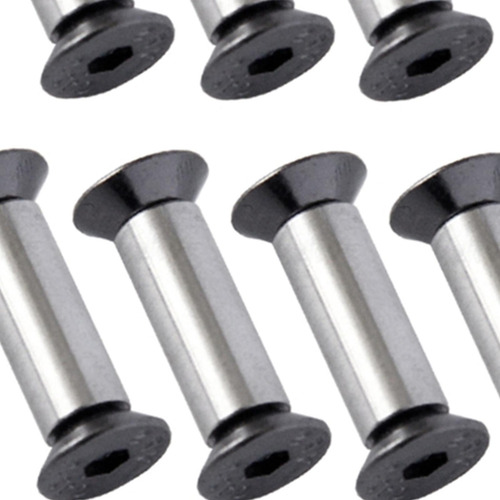 10 Remaches De Cabeza Plana Para Tornillos, Pernos Para
