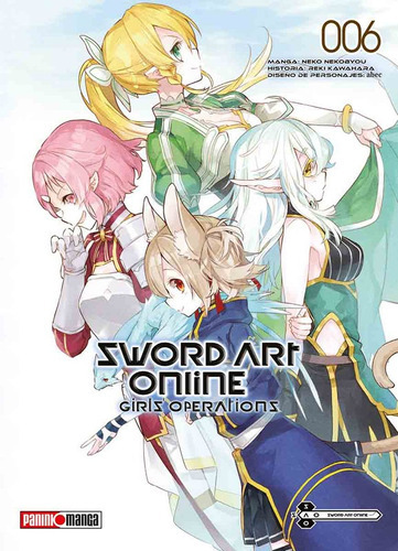 Panini Manga Sword Art Online Girl's Operation N.6, De Reki Kawahara. Serie Sword Art Online, Vol. 6. Editorial Panini, Tapa Blanda, Edición 1 En Español, 2020