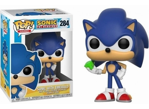 Funko Pop Sonic The Hedgehog - Sonic Con Esmeralda 284 Funko