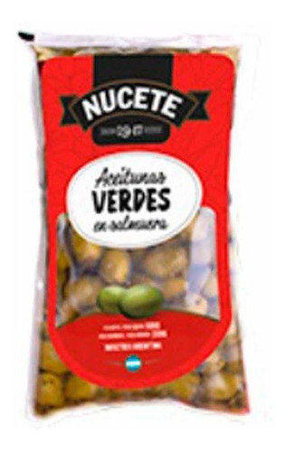 Pack X 12 Unid Aceitunas  Verde Nº5 Sac 500 Gr Nucete Encur