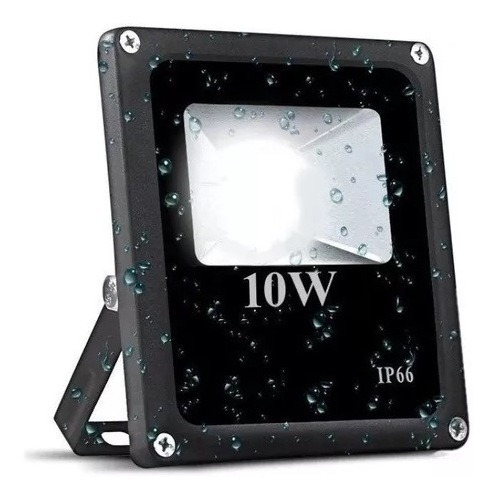 Imagen 1 de 5 de Reflector Led 10w Blanco Bajo Consumo Alta Potencia Exterior