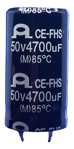 5x Capacitor Eletrolitico 4700uf/50v Snap-in 85º 22x40mm