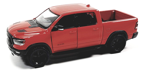 Kinsmart 2019 Red Dodge Ram 1500 Pickup Truck 1/46 O Scale