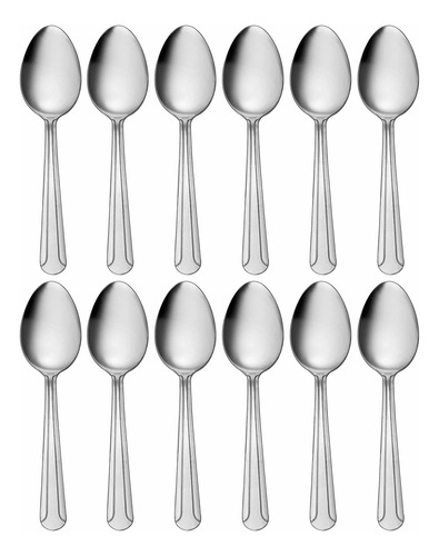 12 Cucharadita Dominio Acero Inoxidable Cuchara Te Para