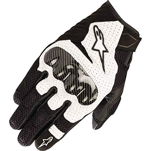 Guantes De Ventilados Smx1 Air V2 Motocicleta, Negros/b...