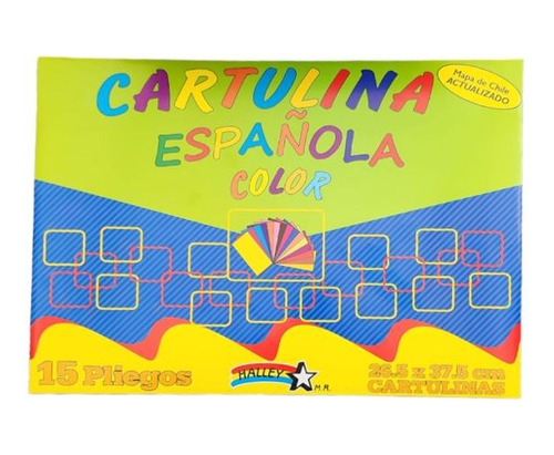 Carpeta Cartulina Española 15 Pliegos 26,5x37,5 Cms