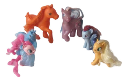 $ 6 Ponies My Little Pony Equestria Mini Ponys Vintage Lote
