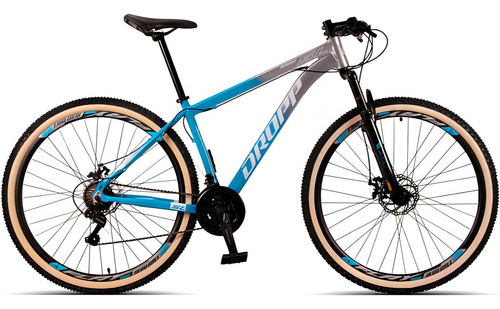 Llanta de bicicleta 29 Dropp Sl Sport Shimano Q17 de aluminio AZ/PRA, color azul, marco tamaño 17
