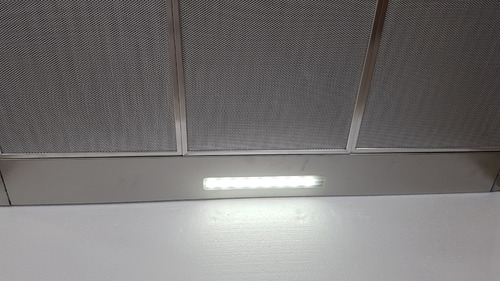 Imagen 3 de 9 de Campana Cocina Extractora 90 X 47 Acero Con Motor Y Luz Led